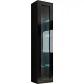 Mirjan 24 HÄNGEVITRINE 180 Vigo Glas mit weißer LED Beleuchtung