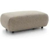 Masseno Sitzhocker ZEST, Modern Polsterhocker, Fußhocker Beige
