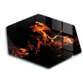 Wallfluent GLASPLATTE 40 cm Feuerflamme