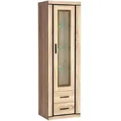 Masseno VITRINE MALAGA 192 / 58 cm in Sonoma Eiche