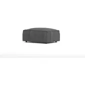 S-Style Möbel HOCKER Nova Grau Cord