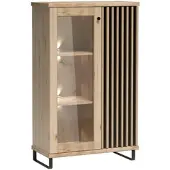 Masseno VITRINE ALMERIA 131,9 / 86,4 cm in Eiche Artisan