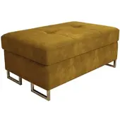 Masseno POLSTERHOCKER BARLET Gelb 100x60 cm