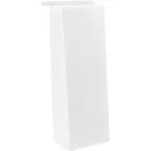 Greenuso MONOUSO - Weiße SOS-Tüte mit Verschluss 9+6x26cm (50 Stück)