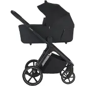 Easywalker Zoey GO Kombikinderwagen, Pure Black