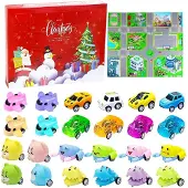 Sonstiges Adventskalender 2026 Spielzeugautos 24 Stück mit Verkehrsszenenkarte