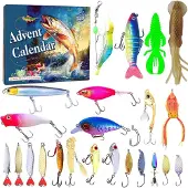 Sonstiges Angel Adventskalender 2026 mit 24 Ködern und Zubehör für Angler