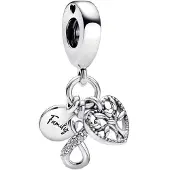 Sonstiges Bead Charm Kirschblüten Family Tree Kompatibel mit Pandora Damen