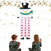 Sonstiges Adventskalender Filz mit 24 Taschen zum Hängen für Weihnachtsgeschenke