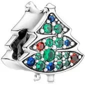 Sonstiges Bead Charms Kirschblüten für Damen, kompatibel mit Pandora, Weihnachtsbaum-Anhänger