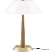 Globen Lighting Tischlampe Ligna, messing / gold, für Wohn- / Esszimmer, Metall, Design, Tischlampe