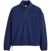 Levi's Levis Fleecepullover "REDWOOD HALF ZIP", Saumabschluss mit Tunnelzug