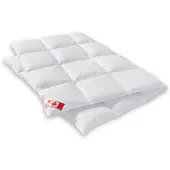 Künsemüller Daunenbettdecke, „4x6 Canada Ultra Warm“ mit 2,5 cm Steg, 90% Daunen
