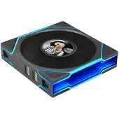 Lian Li UNI FAN TL LCD FLEX Wireless Lüfter, ARGB und LCD - Reverse Blade 120mm, schwarz