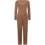 Hunkemoller Pyjama Set Nana Beige
