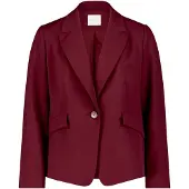 Betty & Co Kurzblazer mit Taschen in Fall Burgundy | Gr.: 42