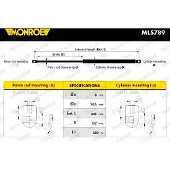 Monroe Gasfeder, Koffer-/Laderaum 11357222 für RENAULT