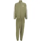 Adidas Trainingsanzug SPORTSWEAR "M 3S WV TS", Herren, Gr. XL, grün (olive four, weiß), Obermaterial: 100% Polyester, Sportanzüge Trainingsanzug