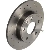 Brembo Bremsscheibe 0876271x Gelocht 264mm 10mm für OPEL VAUXHALL