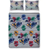 Harry Potter - Bettwäsche-Set "Brave" AG2933 (Doppelbett) (Grau/Bunt)