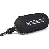 Speedo Brillenetui "GOGGLES STORAGE BLACK" mit Abflusslöchern, für eine Schwimmbrille