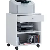 VCM Rollcontainer | Beistellcontainer mit zwei offenen Fächern | Maße ca. H. 54 x B. 45 x T. 38 cm | Bürocontainer - Salda
