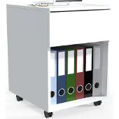 VCM Rollcontainer | Beistellcontainer mit Schubladen | Maße ca. H. 55 x B. 39 x T. 45 cm | Bürocontainer - Dalosa 1 Schublade