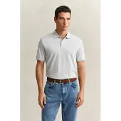 Gant Poloshirt 2 Tone SS Polo Herren Grey Melange-XXL