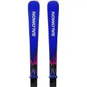 Salomon - Ski Set inkl. Bdg. - Skis de piste - Equipe SL 10 + MI12 GW 2027 für Herren aus Holz - Größe 160 cm - Blau