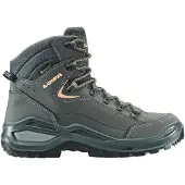 Lowa Damen Renegade Evo GTX Mid WIDE Wanderstiefel graphit/aprikose 40