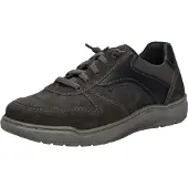 Josef seibel Schnürschuh "Baxter 01, carbon-kombi", Herren, Gr. 43, grau (carbon, kombi), Schuhe Schnürschuh