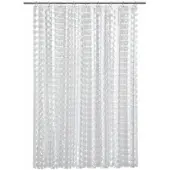 Euroshowers Duschvorhang 3D EVA 180 x 200 cm Transparent