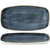 Churchill Livingstone Stonecast Blueberry Steilrandplatte 35 x 18,5cm