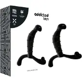 Addicted toys - Prostata- und Damm-Massager (schwarz) - 11,3 cm