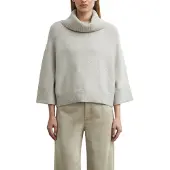 Comma Rollkragenpullover / Poncho-Pullover mit weitem Kragen, Loose Fit