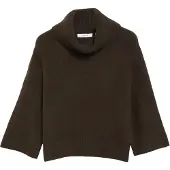Comma Rollkragenpullover / Poncho-Pullover mit weitem Kragen, Loose Fit