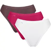 Sloggi Taillenslip "Basic+ Tai" mit hohem Beinausschnitt, Cotton-Mix, glatte Nähte