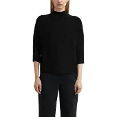 Comma Stehkragenpullover 3/4 Ärmel, Viskosemix