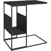 vidaXL Beistelltisch Schwarz 55x36x59,5 cm Holzwerkstoff