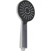 Invena KAMELEON Duschkopf 3 Funktionen Chrom-Schwarz