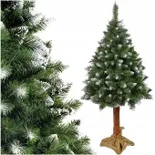 Memflow Künstlicher Weihnachtsbaum 150 cm Diamantkiefer mit natürlichem Stamm und 145