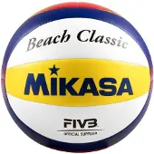 MIKASA - "Beach Classic" Volleyball PP7739 (5) (Weiß/Blau/Gelb)