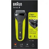 Braun Elektrorasierer S3 300, kabellos, drei Druckelemente Series 3 300