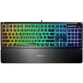 SteelSeries Apex 3 LED Beleuchtete Kabelgebundene Tastatur Schwarz TP7F-JHEI