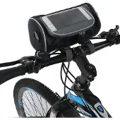 OEM Wasserdichter Fahrradständerbeutel mit abnehmbarer Schulterbandtasche für Smartphone-Navigation