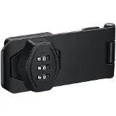 OEM Sicherheitskastenschloss, digitales 3-stelliges Schloss, 10 cm Kombinations-Schloss, Hausdierentür, Briefkasten, Lade, schwarz