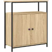 vidaXL Sideboard Sonoma-Eiche 70 x 30 x 80 cm Holzwerkstoff