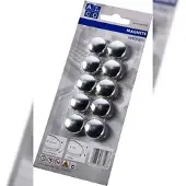 Alco Haftmagnet Metall Kunststoff 20mm silber VE=10x10 Stück