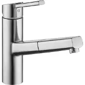 NABER Luna E8, Spültischarmatur, Edelstahl, Hochdruck