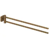 Kludi VELA S Doppel-Handtuchstange Länge 440MM Brushed Bronze, 25977N1 25977N1